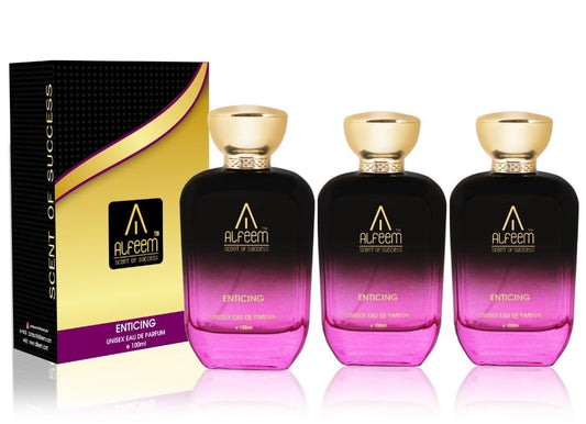 Body Spray ALFEEM Premium Enticing Perfume, Luxury Long Lasting Unisex Eau De Parfum (100 ml, 3)