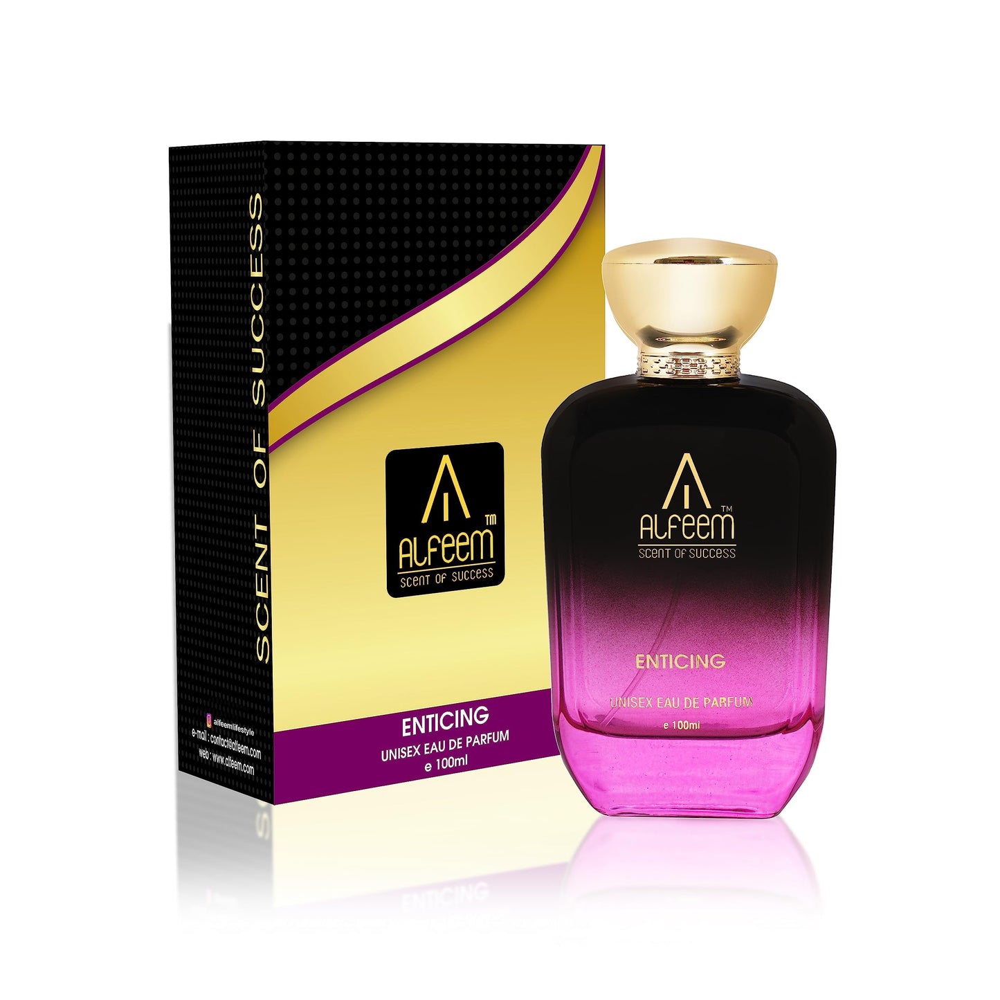 Body Spray ALFEEM Premium Enticing Perfume, Luxury Long Lasting Unisex Eau De Parfum For Men And Women (100 ml, 2)