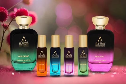 Body Spray Alfeem Eau De Parfum Unisex Perfume For Men And Women, Pack of 6, 100ml x 2, 20ml x 4, Refreshing Fragrance scent | Use Everyday | Casual | Office | Gift Set | Long Lasting | 280 ML