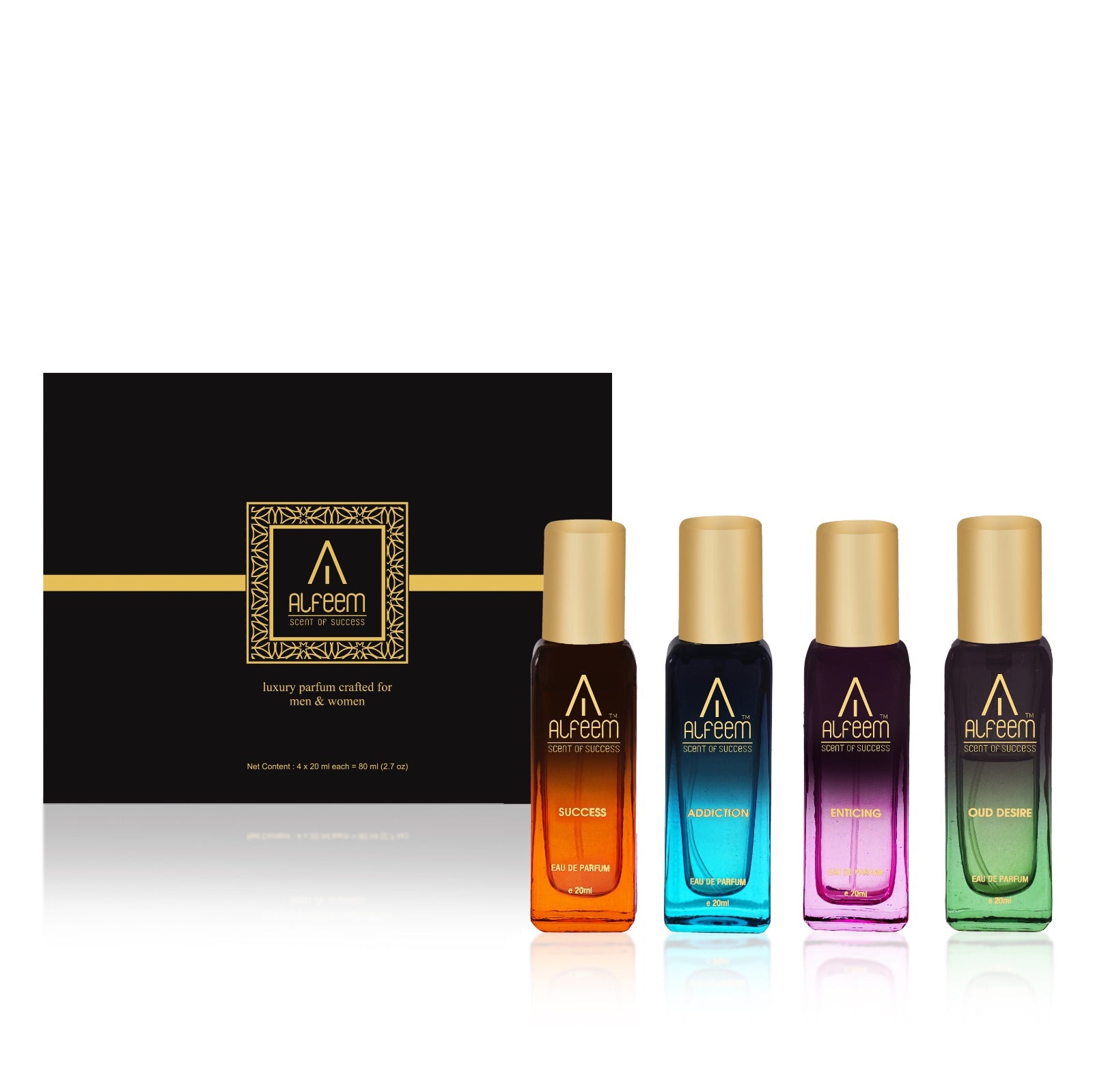 Alfeem Combo of 4 Perfume - Luxury Parfum 20ML Each | Alfeem