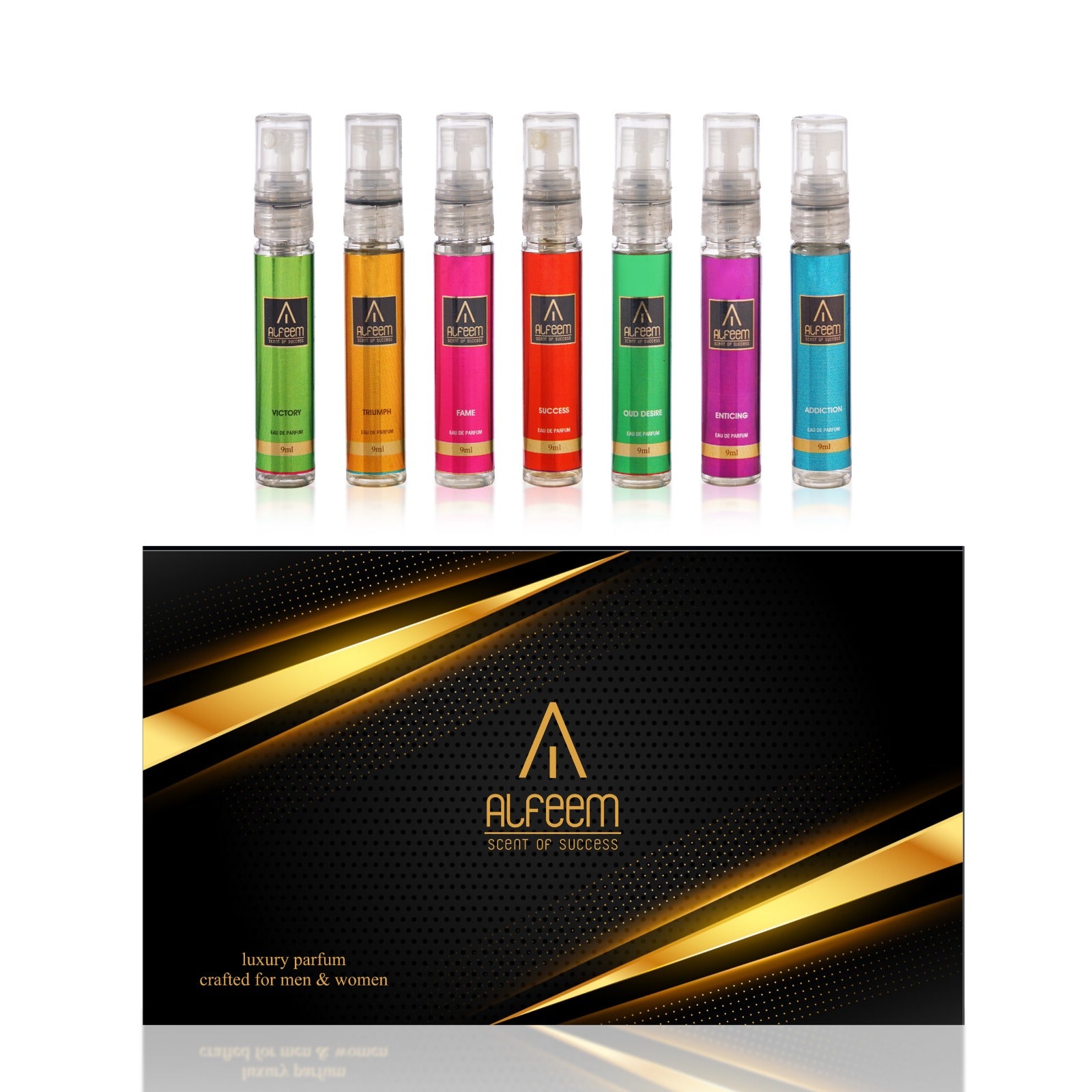 Body Spray Combo of 7 Alfeem Eua de Parfum - 9ML