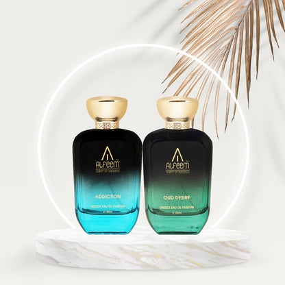 Body Spray Combo of Oud Desire & Addiction Alfeem Eau De Parfume -100ML